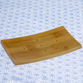 Curved Bamboo Soap Dish