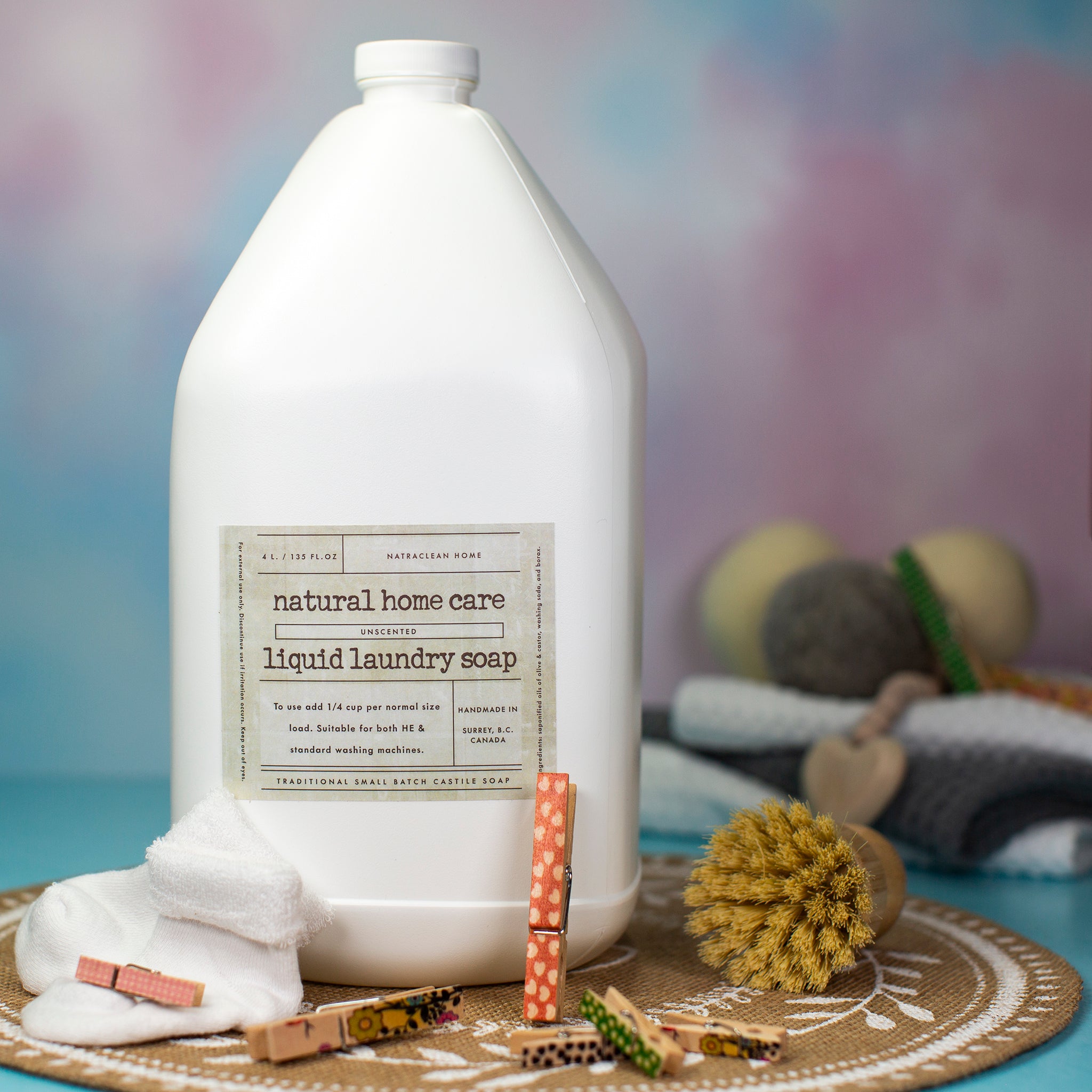 Unscented Liquid Laundry Soap Gallon