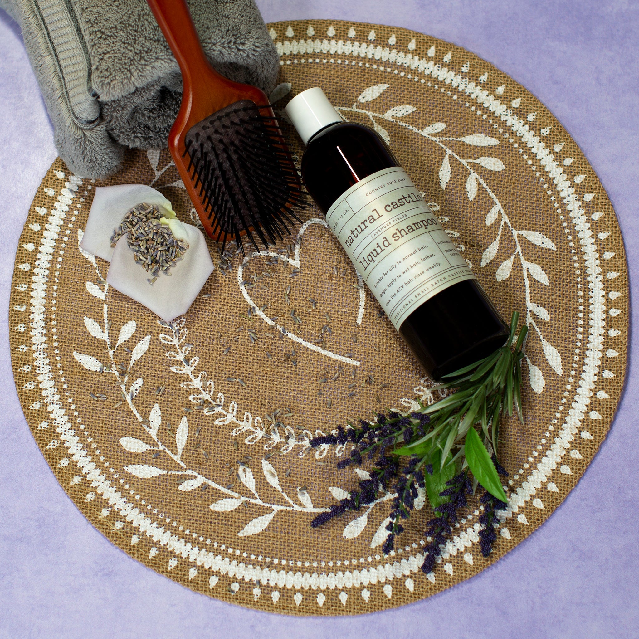 Lavender Fields Natural Castile Shampoo 