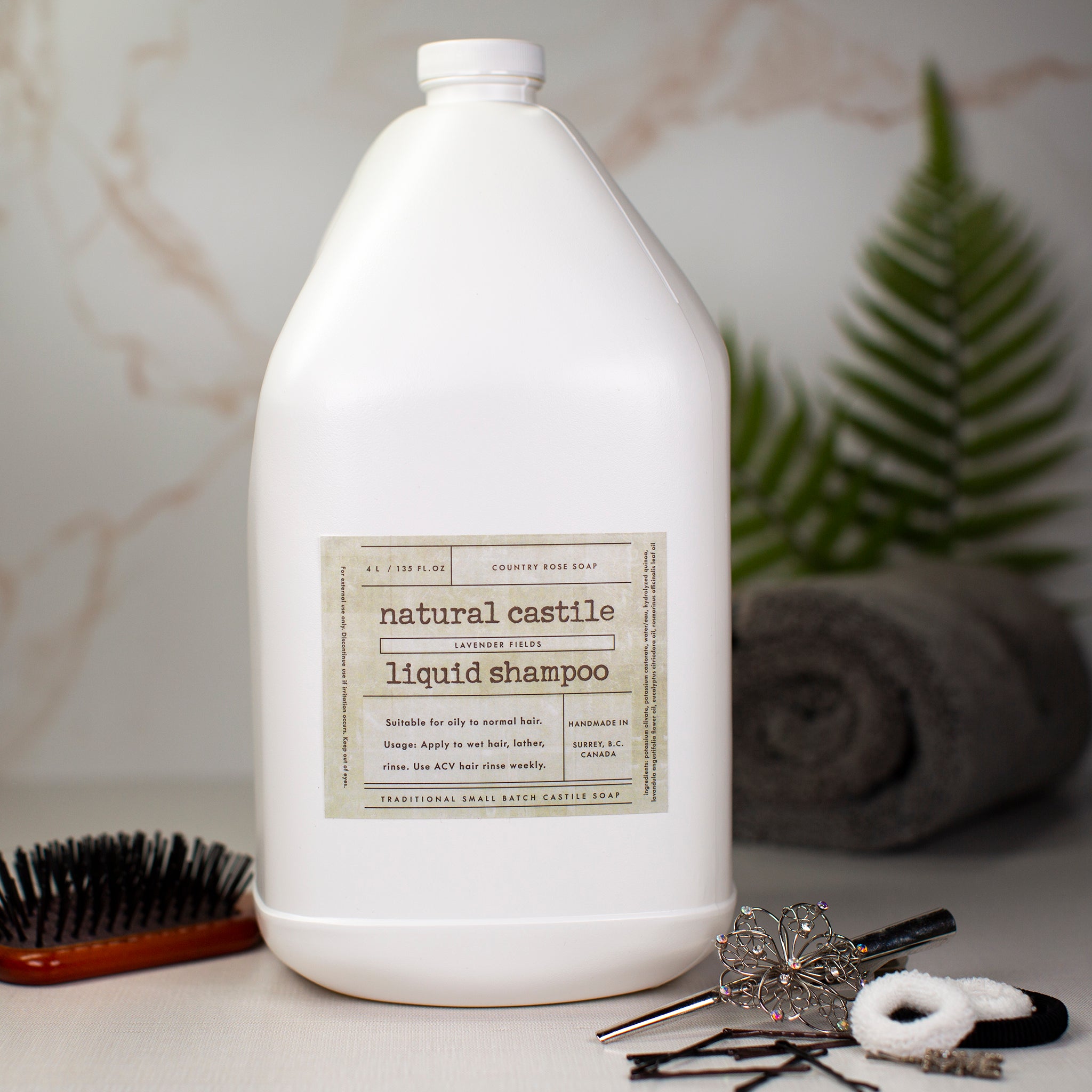 Lavender Fields Natural Castile Shampoo Gallon