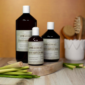 100% Olive Oil Castile Liquid Soap Lemongrass & Cedarwood Group
